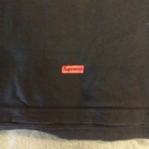 Supreme x hanes tshirt
